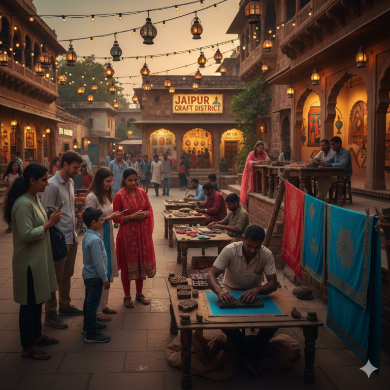 जयपुर क्राफ्ट डिस्ट्रिक्ट 2026: कला, संस्कृति और हस्तशिल्प का नया ठिकाना (Jaipur Craft District Guide