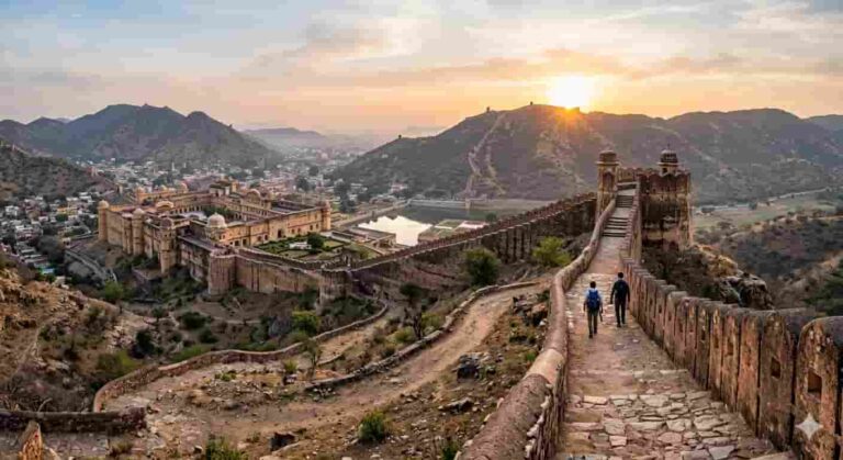 द ग्रेट वॉल ऑफ आमेर’ जो  जयपुर की चीन की दीवार है : आमेर किले की खतरनाक ट्रेकिंग और फोटोग्राफी गाइड (China Wall of Jaipur)