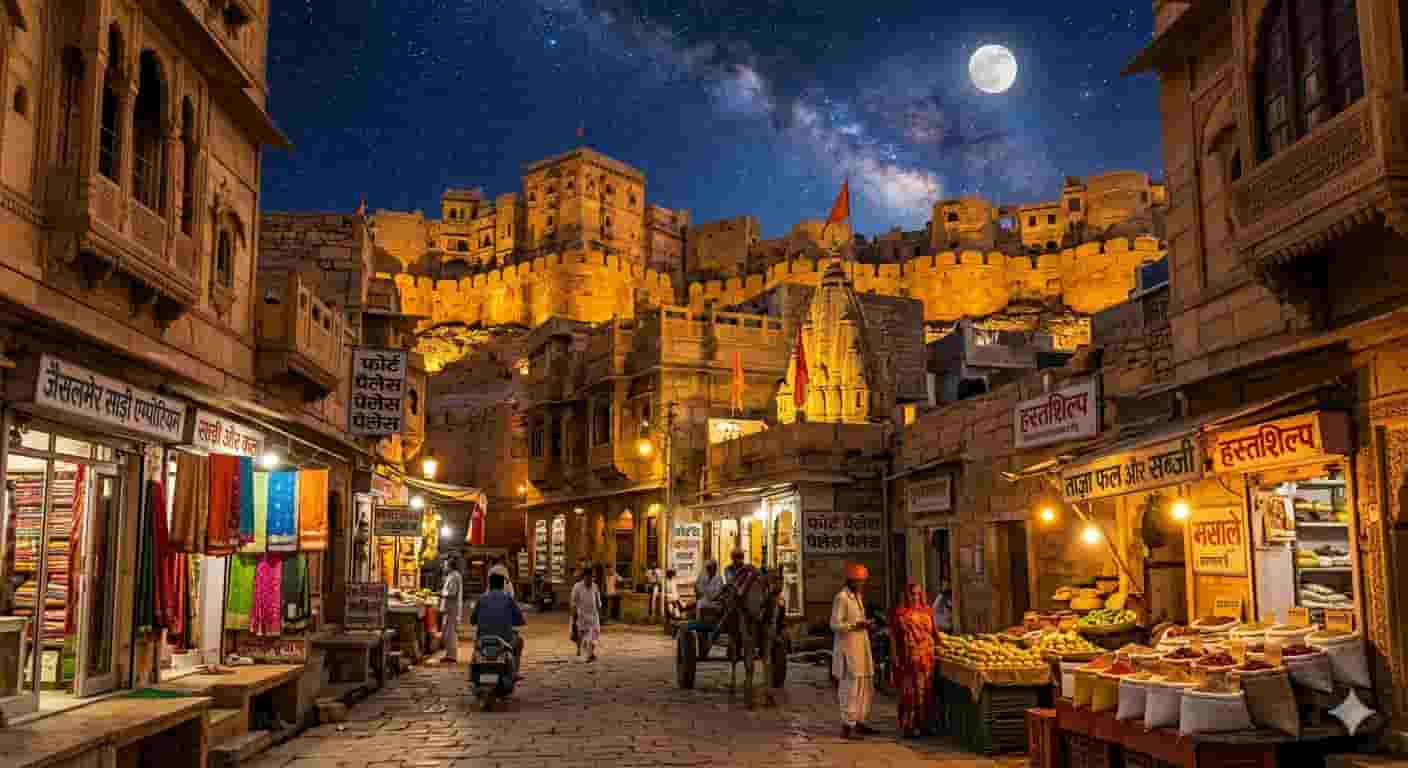 जैसलमेर में नाइट लाइफ और नाइट सफारी: ₹2,000 – ₹2,500 के बजट में 5 बेहतरीन अनुभव (5 Best Night Experiences in Jaisalmer)