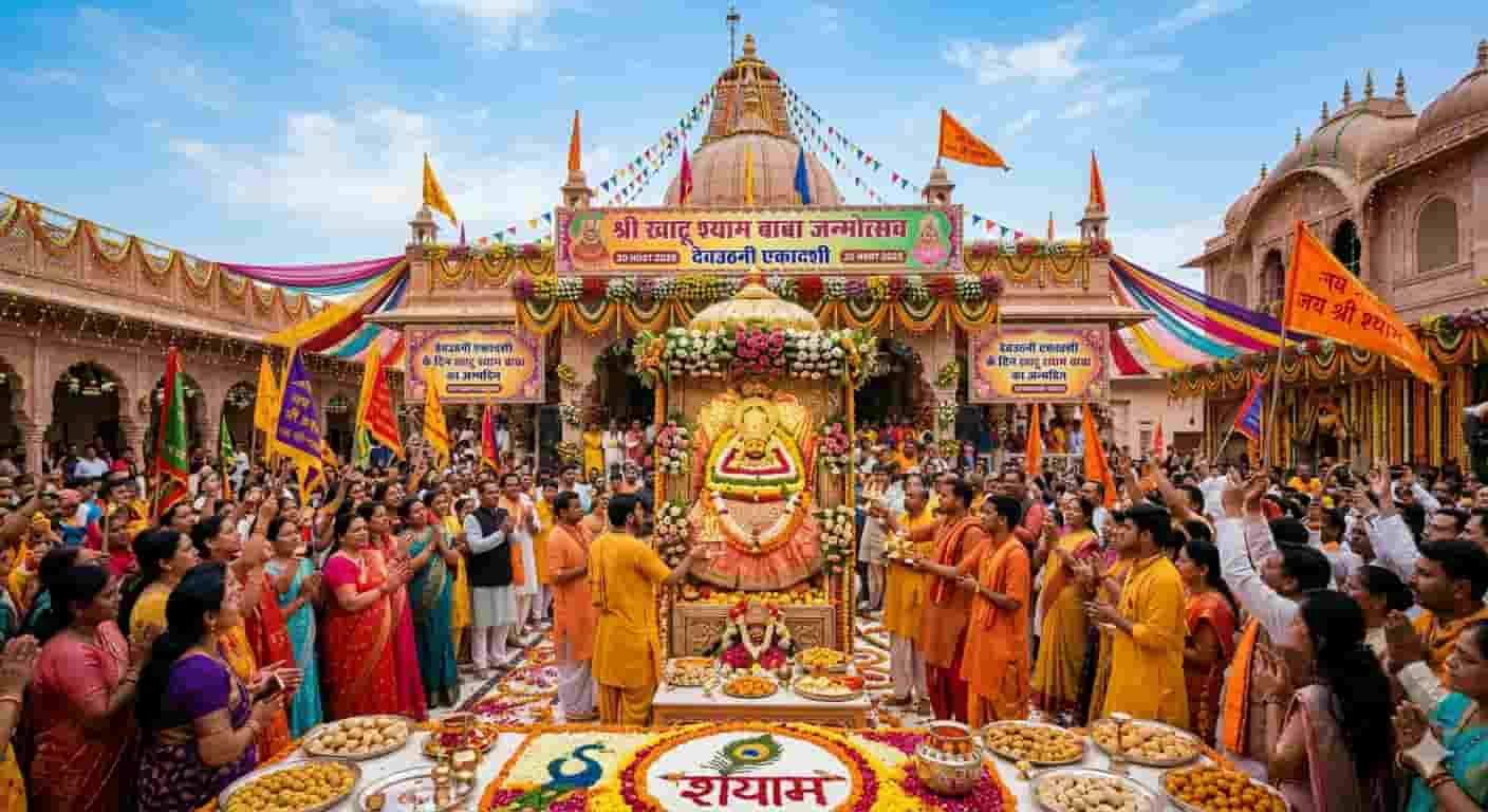 Khatu Shyam Birthday: देवउठनी एकादशी पर बाबा श्याम का भव्य जन्मोत्सव