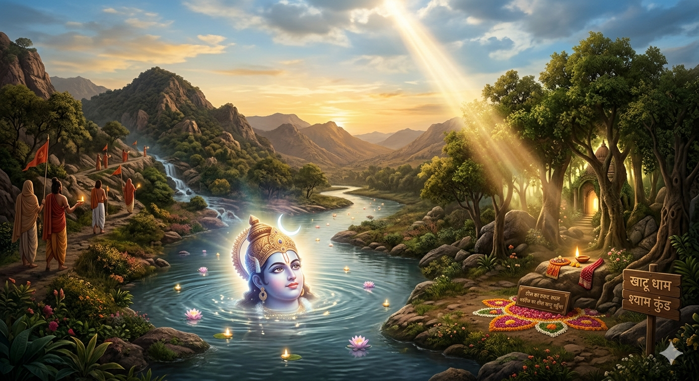 “महाभारत का वो योद्धा, जिसका शीश कटा पर युद्ध नहीं रुका: “बर्बरीक का शीश खाटू कैसे पहुंचा ? (The Secret of Reaching Khatu)”