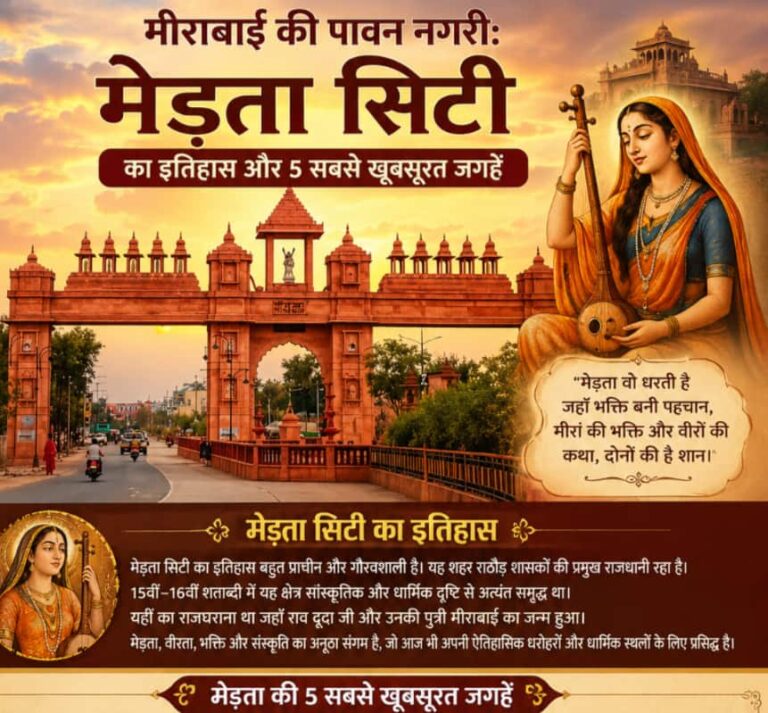 मीराबाई की पावन नगरी: मेड़ता सिटी का इतिहास और 5 सबसे खूबसूरत जगहें