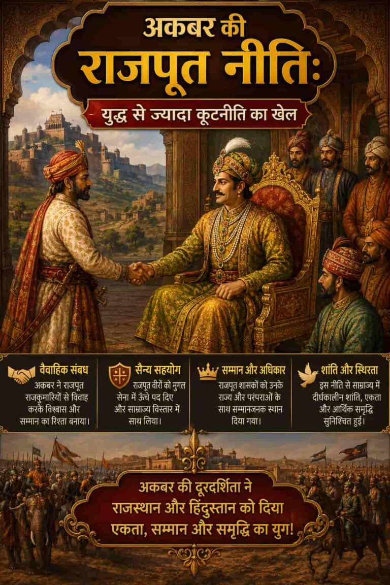 अकबर का नागौर दरबार 1570: बिना तलवार चलाए राजपूताना को जीतने की इनसाइड स्टोरी!