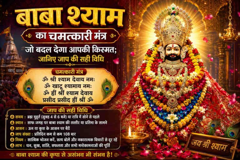 बाबा श्याम का चमत्कारी मंत्र: हर मनोकामना होगी पूरी, तुरंत दूर होंगे सारे संकट!