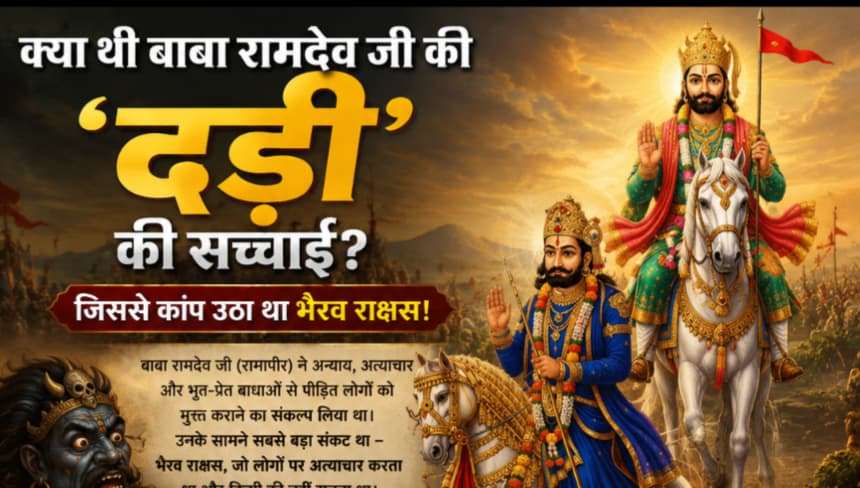 क्या थी बाबा रामदेव जी की ‘दड़ी’ की सच्चाई? जिससे कांप उठा था भैरव राक्षस!