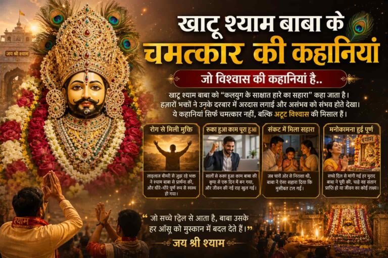 खाटू श्याम जी के चमत्कार की कहानी जो तर्क नही आस्था और विश्वास की कहानी है