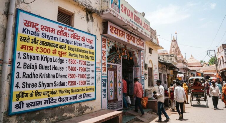 खाटू श्याम लॉज मंदिर के पास: मात्र ₹300 से शुरू खाटू श्याम लॉज रूम प्राइस और चालू कांटैक्ट नंबर लिस्ट!