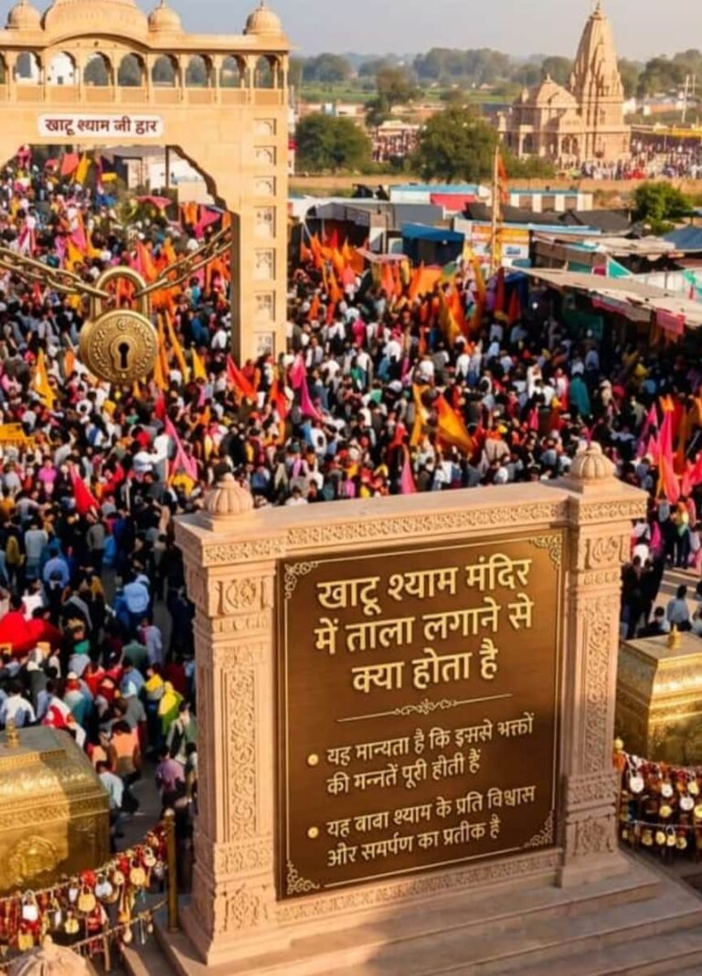 खाटू श्याम मंदिर में ताला लगाने से क्या होता है” जानिए खाटू श्याम जी में ताला लगाने का रहस्य और मान्यता