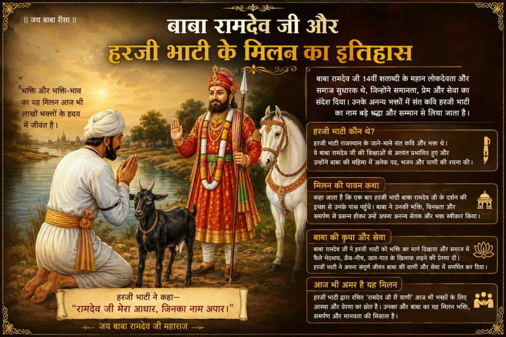 हरजी भाटी रामदेव जी की समाधि के 300 साल बाद कैसे मिले !