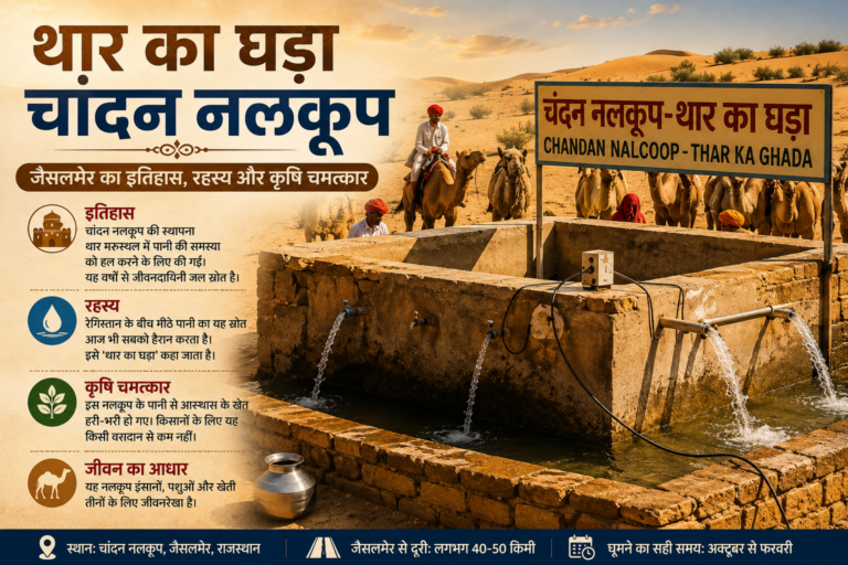थार का घड़ा: चांदन नलकूप जैसलमेर का इतिहास, रहस्य और कृषि चमत्कार