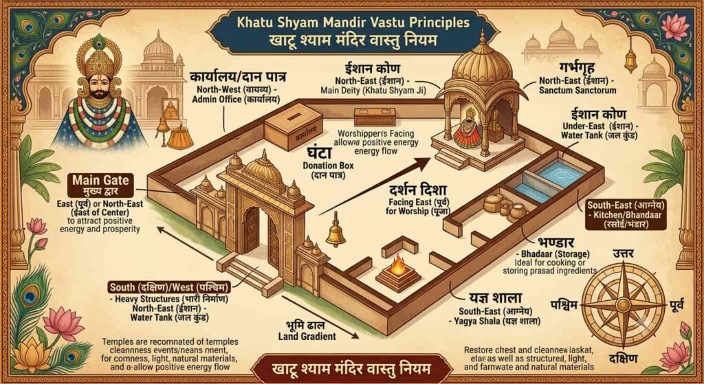 Khatu Shyam Mandir Vastu Layout & Direction