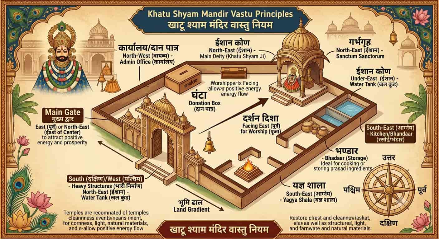 Khatu Shyam Mandir Vastu Layout & Direction