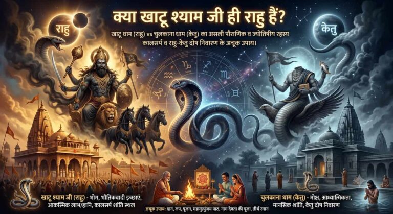 खाटू धाम (राहु) vs चुलकाना धाम (केतु): क्या है दोनों धामों और छाया ग्रहों का असली रहस्य?