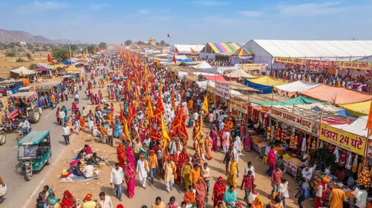 खाटू श्याम जी फाल्गुन मेले की अस्थायी अर्थव्यवस्था: रींगस से खाटू धाम तक करोड़ों के व्यापार का अनसुना सच (Case Study)
