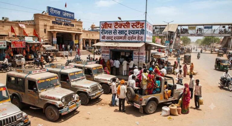 रींगस स्टेशन पर ट्रेन छूट जाए तो खाटू श्याम कैसे जाएं?